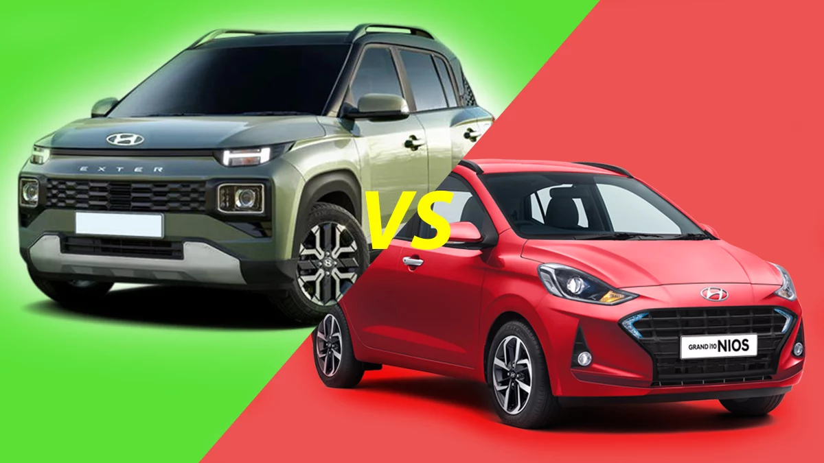 Comparison: Hyundai Exter vs Hyundai Grand i10 NIOS
